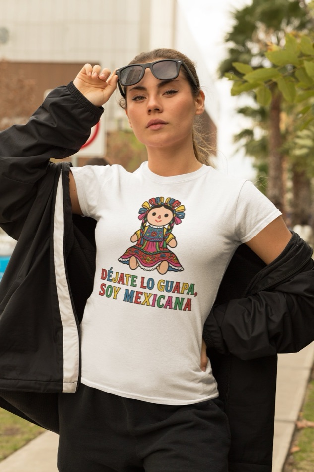 Playera blanca personalizada
